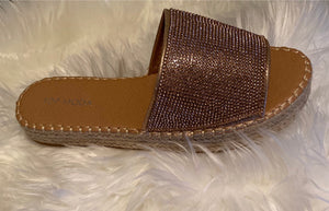 Rose Gold Espadrille