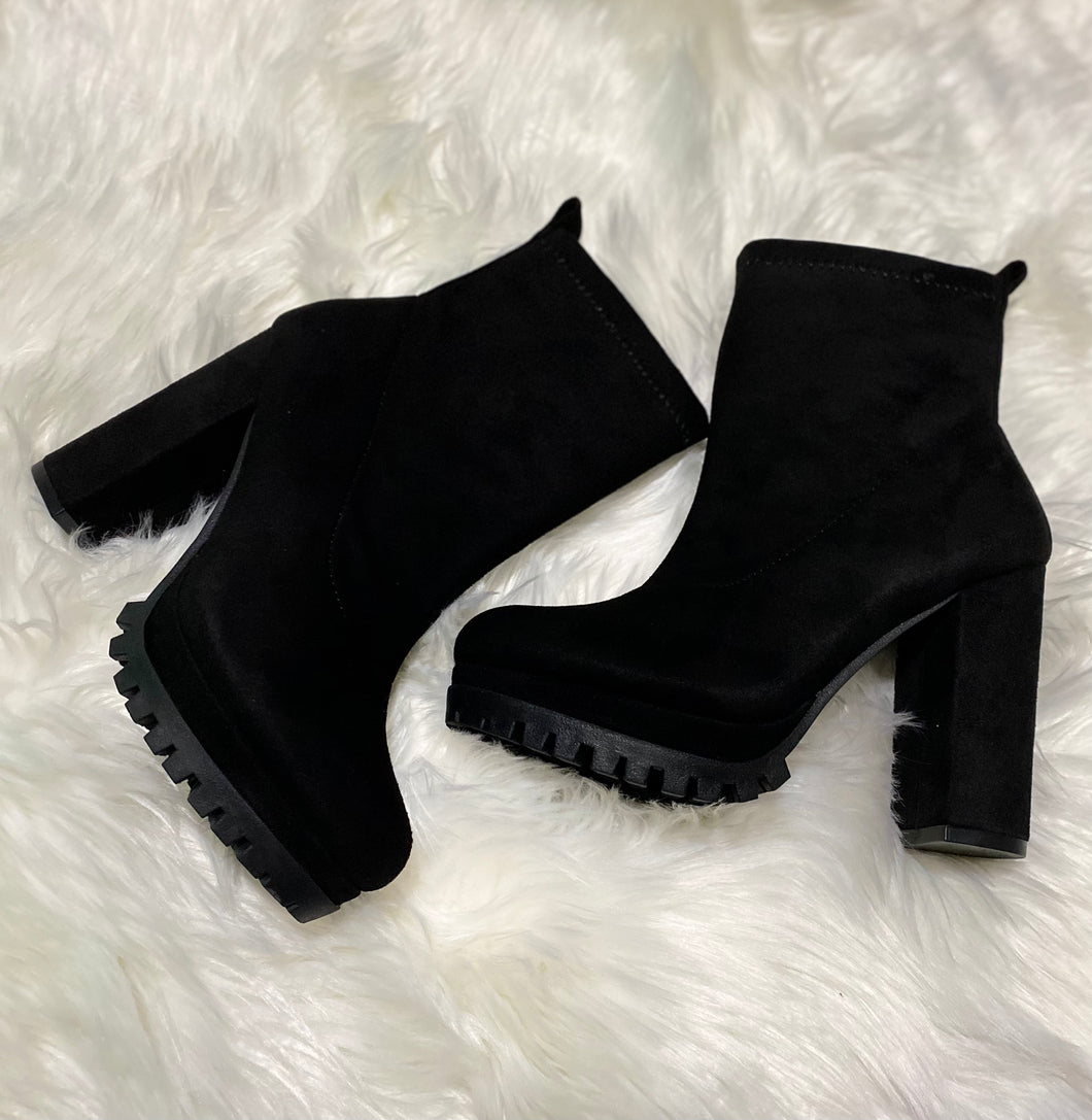 Over The Top Booties (Black)